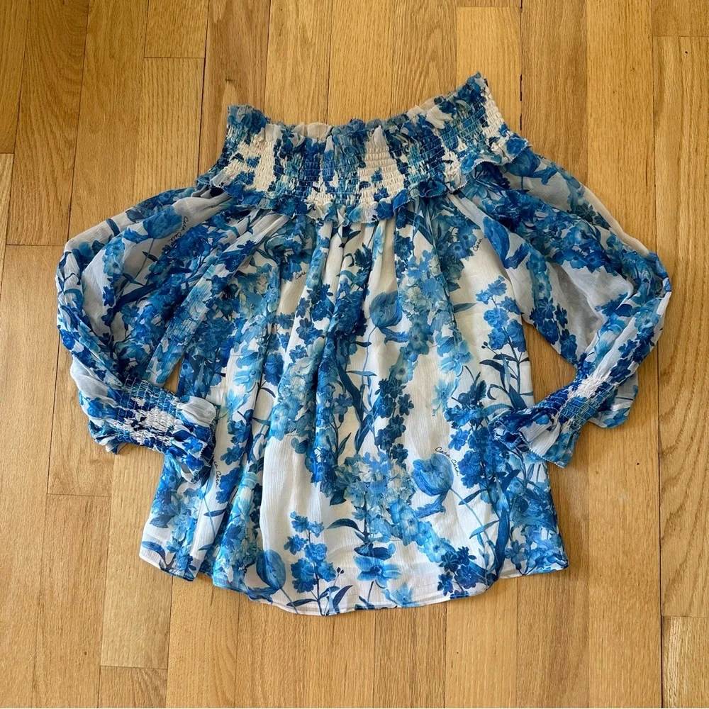 Cara Cara Patrizia Silk Floral Top Medium - Picture 2 of 4